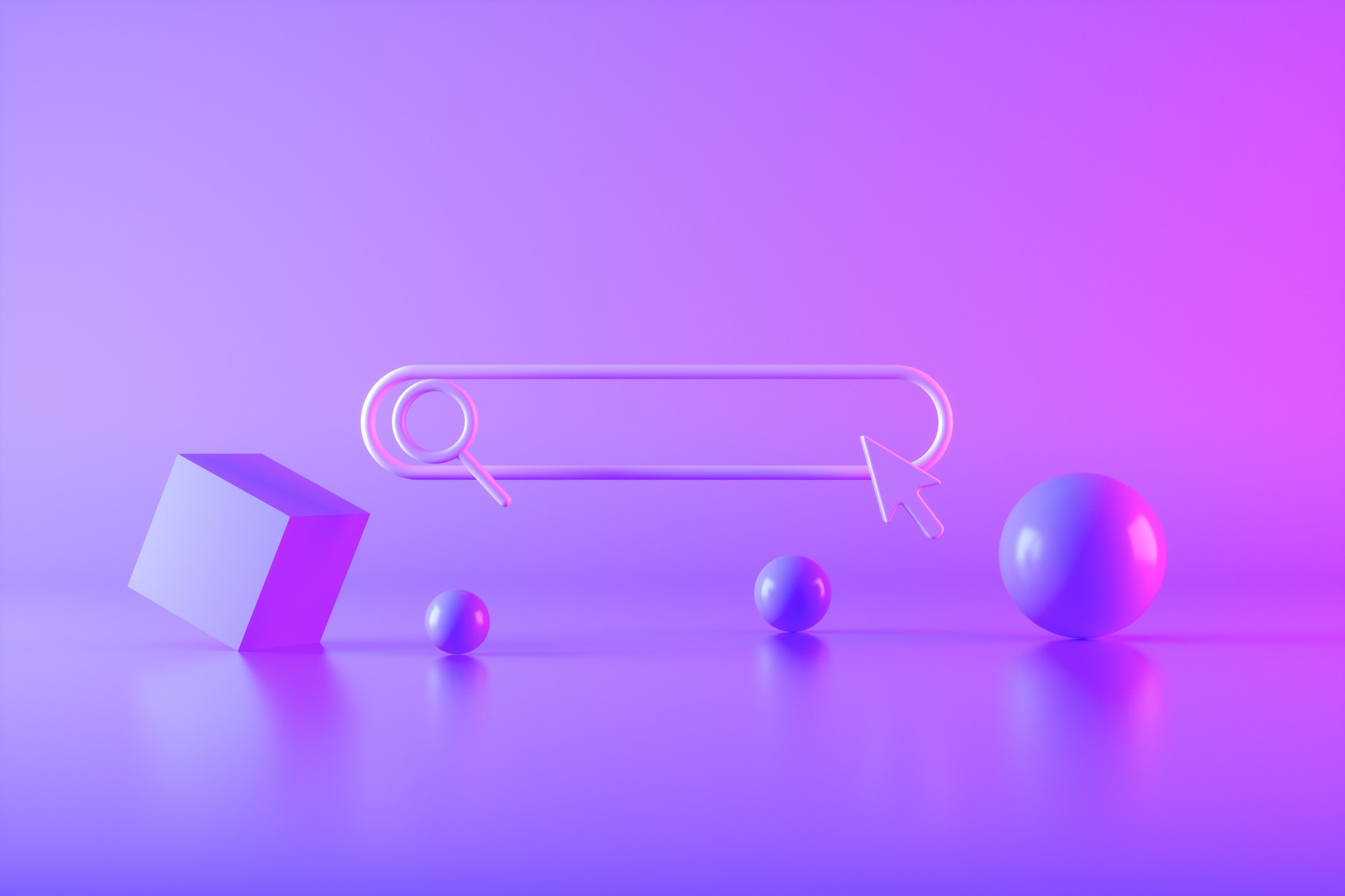 Search bar color gradient neon background